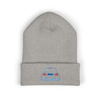 OMGBEKY Coupe Beanie - with Embroidered Car Design