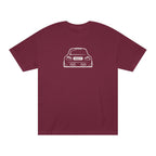 OMGBCKY White Coupe Silhouette Tee - Unisex American Apparel Classic T-Shirt