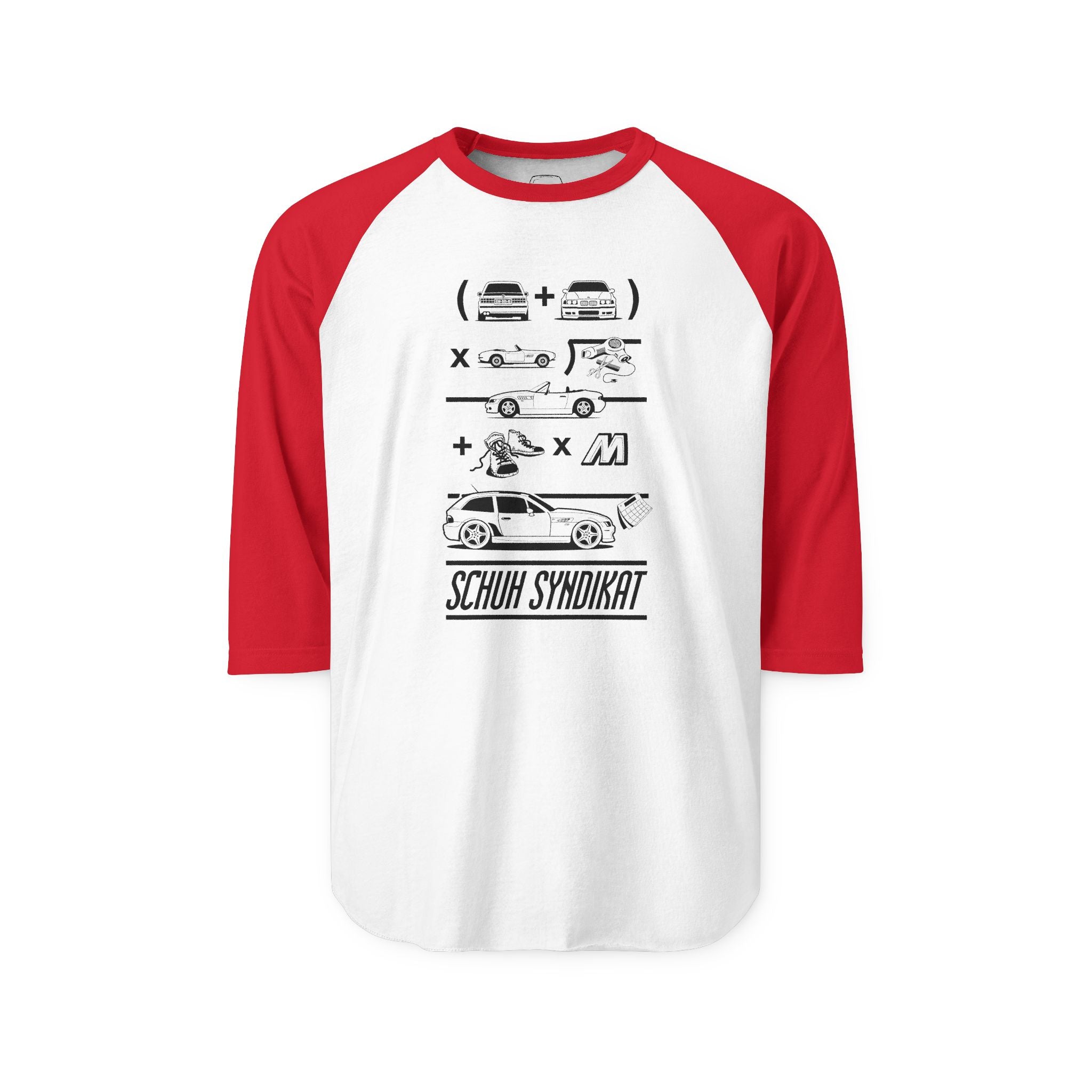 Schuh Syndikat - Clownshoe Math - Baseball Raglan Shirt