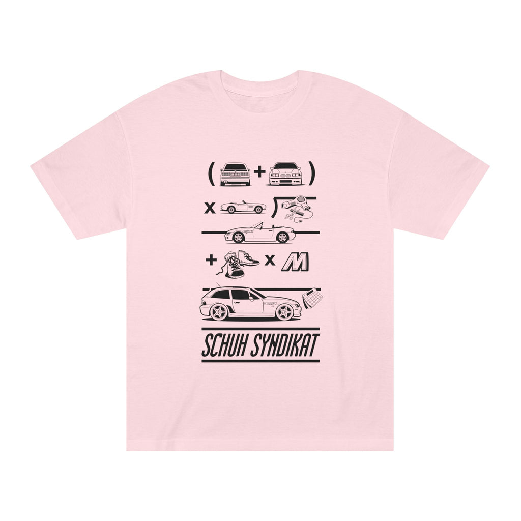 Schuh Syndikat, Clownshoe Math Tee - Unisex American Apparel Classic T-Shirt