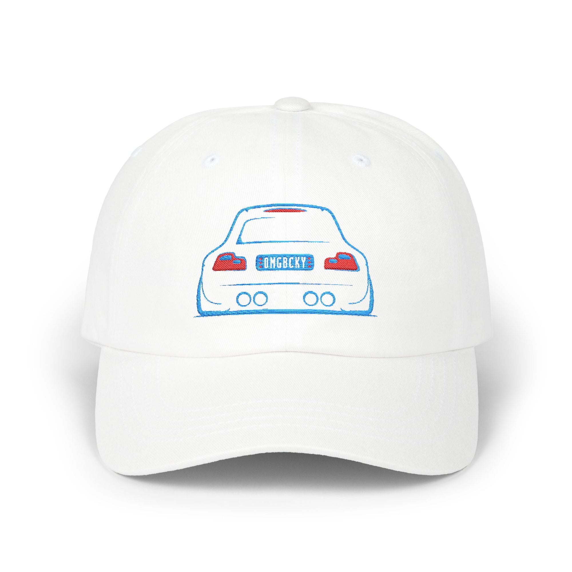 OMGBEKY Coupe Classic Cap - Baseball Hat with Embroidered Car Design