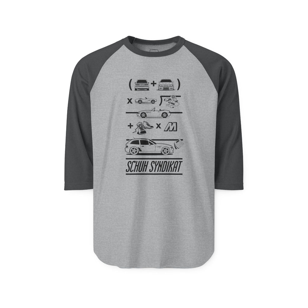 Schuh Syndikat - Clownshoe Math - Baseball Raglan Shirt
