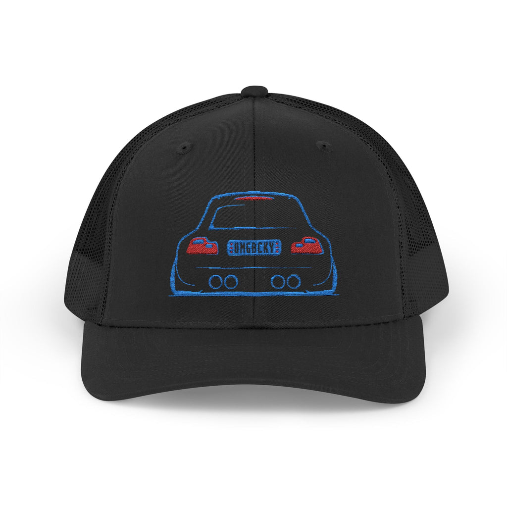OMGBCKY Coupe Snapback Trucker Cap - Trucker Hat with Embroidered Car Design