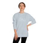OMGBCKY White Coupe Silhouette Sweatshirt - Unisex Independent Trading Company Crew Neck Fleece Sweatshirt