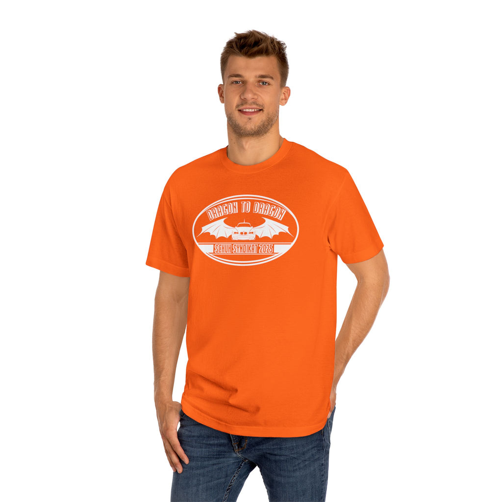 Schuh Syndikat Dragon to Dragon 2025 Tee - Unisex American Apparel Classic T-Shirt
