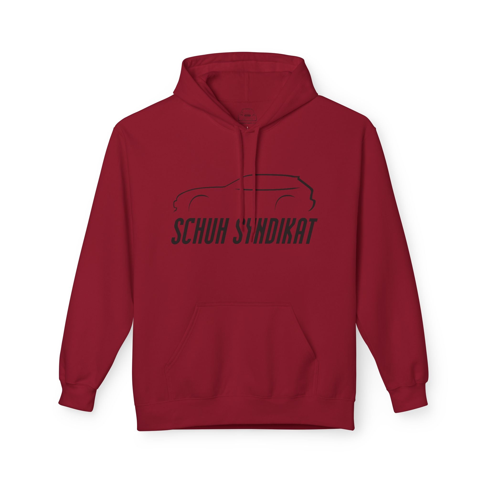 Schuh Syndikat Silhouette Hoodie - Unisex Gildan Classic Softstyle Fleece Drawstring Hoodie