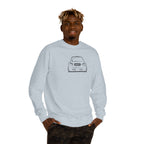 OMGBCKY Black Coupe Silhouette Sweatshirt - Unisex Independent Trading Company Crew Neck Fleece Sweatshirt