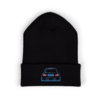OMGBEKY Coupe Beanie - with Embroidered Car Design