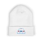 OMGBEKY Coupe Beanie - with Embroidered Car Design