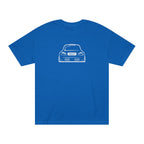 OMGBCKY White Coupe Silhouette Tee - Unisex American Apparel Classic T-Shirt