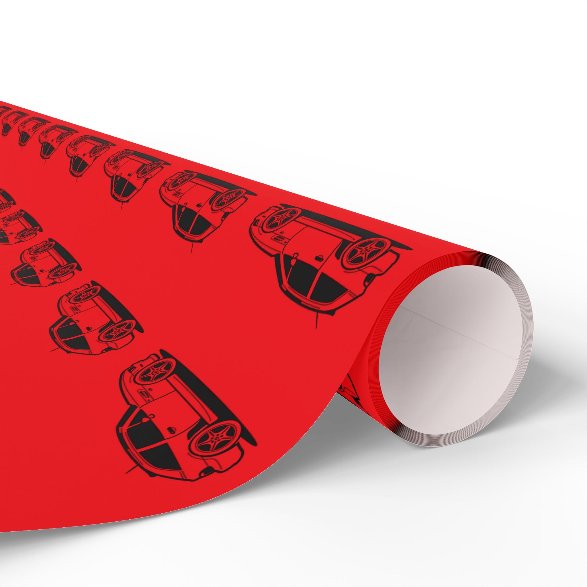 M Coupe Wrapping Paper | Red | Three Sizes | Glossy or Matte