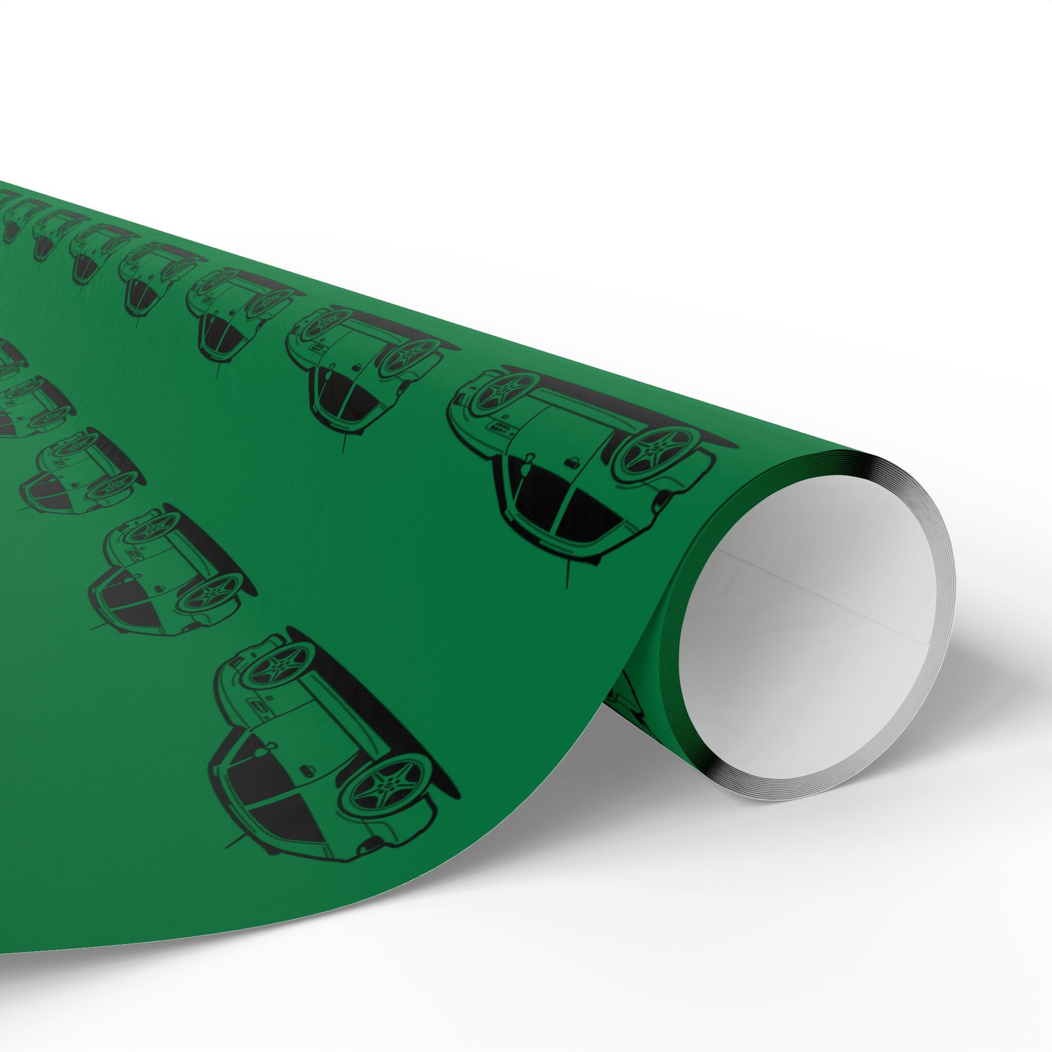 M Coupe Wrapping Paper | Green | Three Sizes | Glossy or Matte