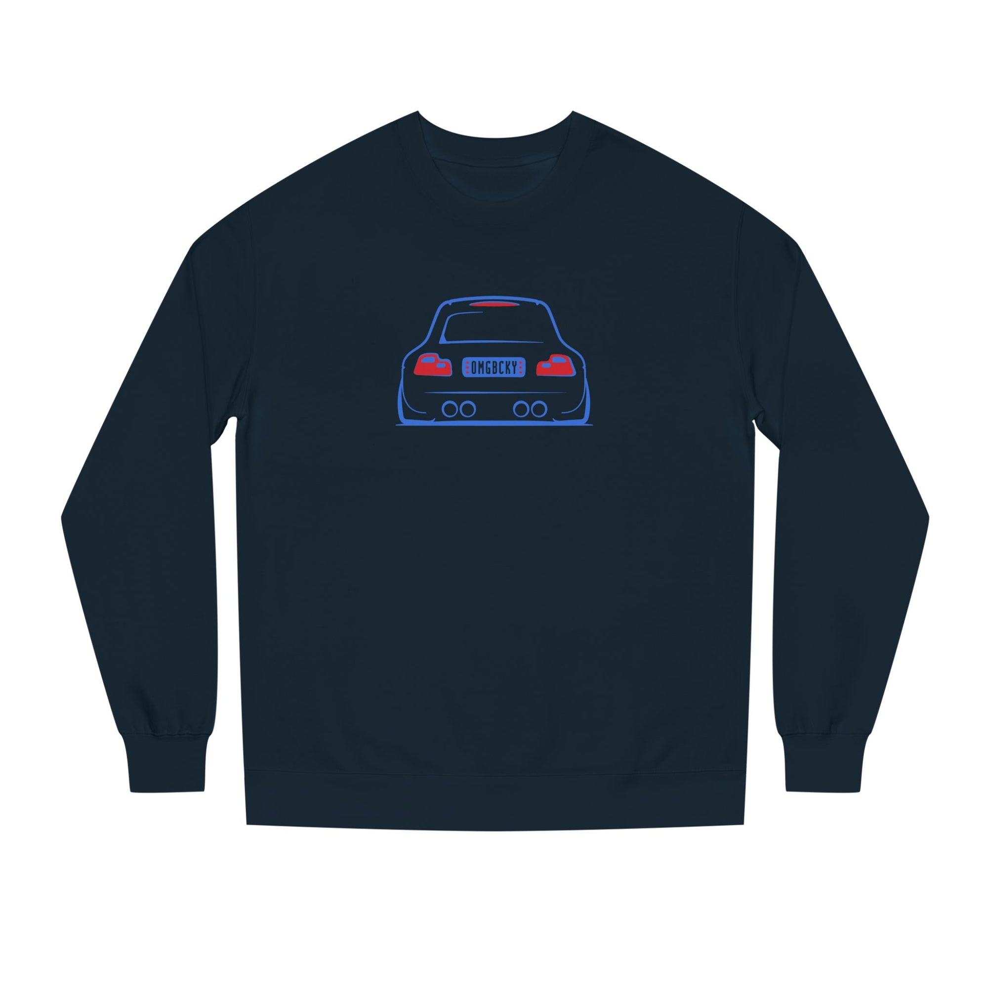 OMGBEKY Coupe Sweatshirt - Unisex Independent Trading Company Crew Neck Fleece Sweatshirt