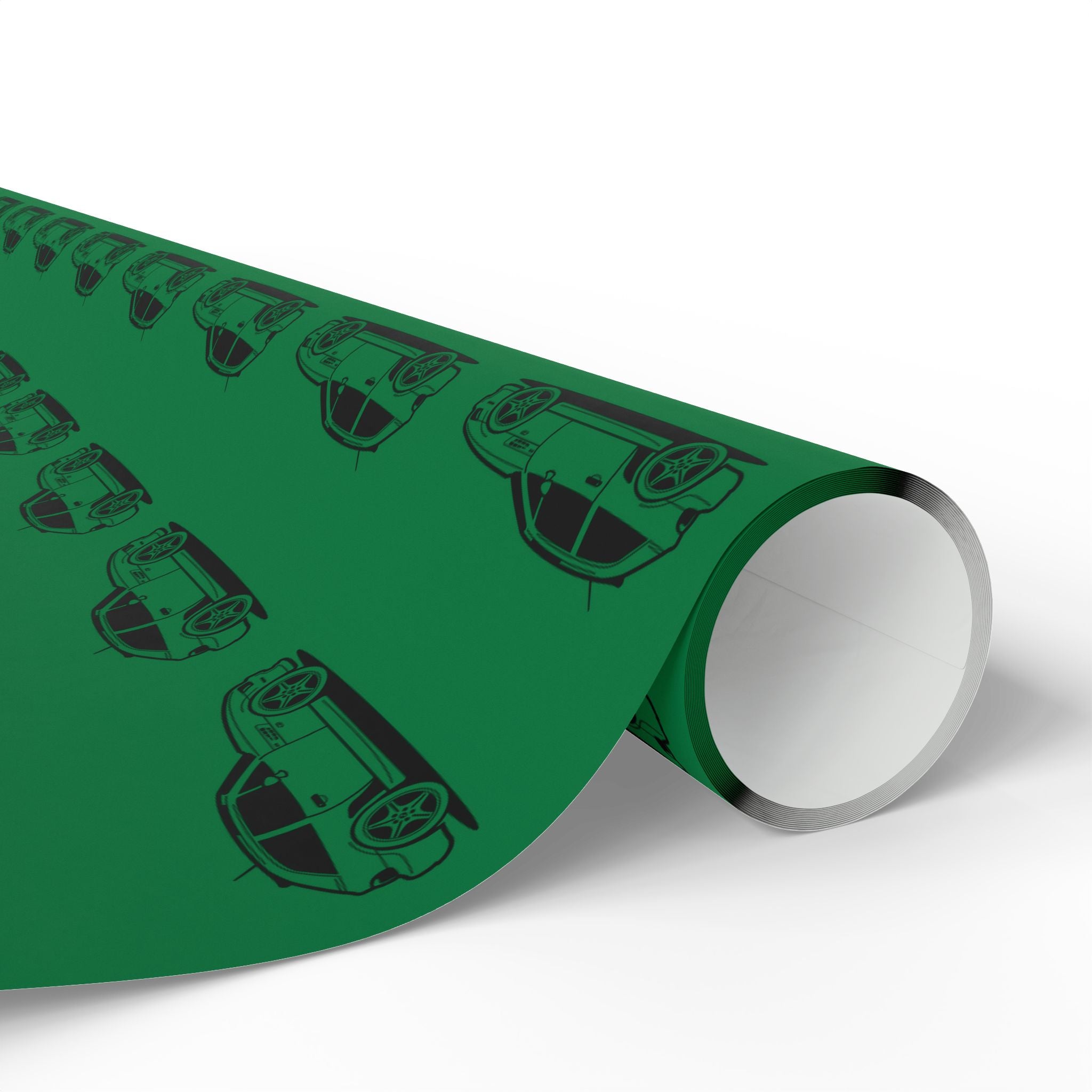 M Coupe Wrapping Paper | Green | Three Sizes | Glossy or Matte