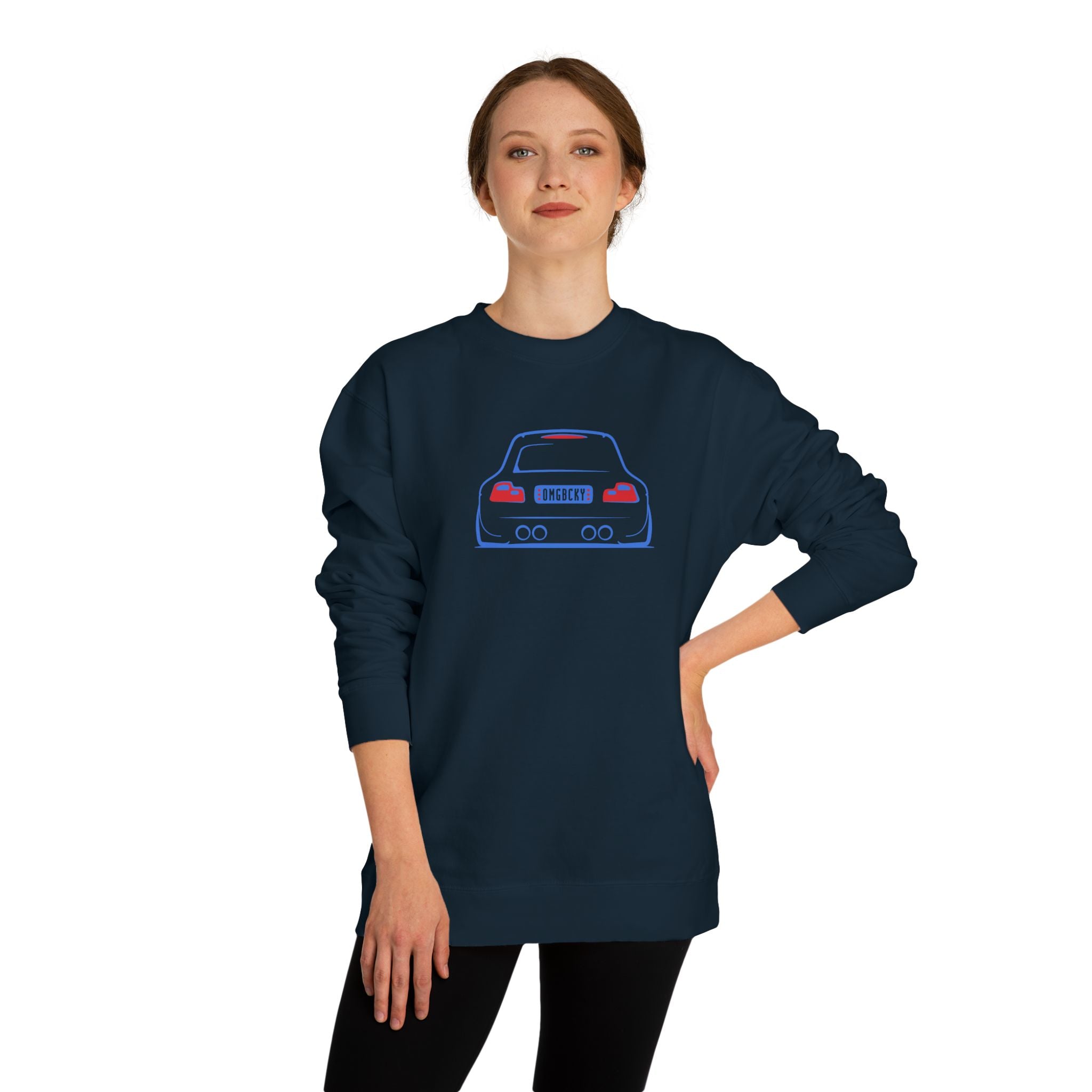 OMGBCKY Coupe Sweatshirt - Unisex Independent Trading Company Crew Neck Fleece Sweatshirt