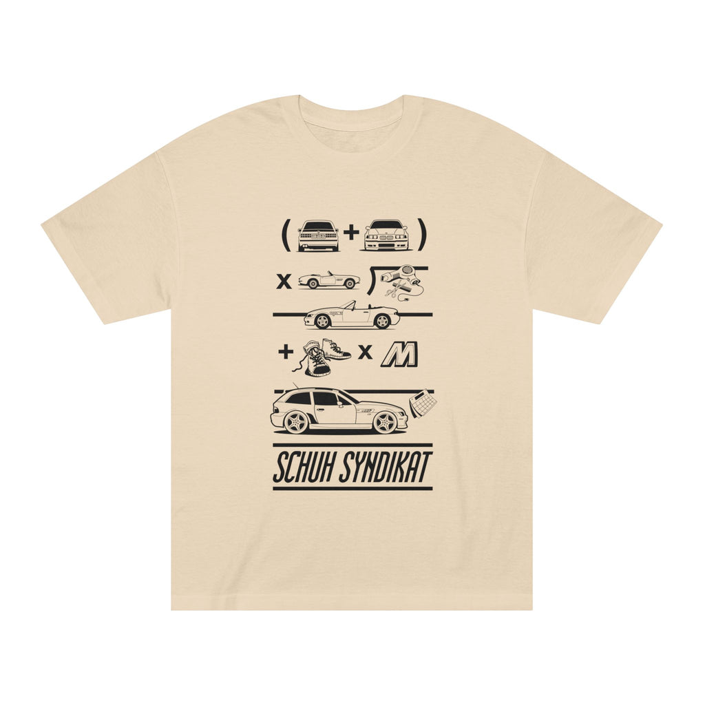 Schuh Syndikat, Clownshoe Math Tee - Unisex American Apparel Classic T-Shirt