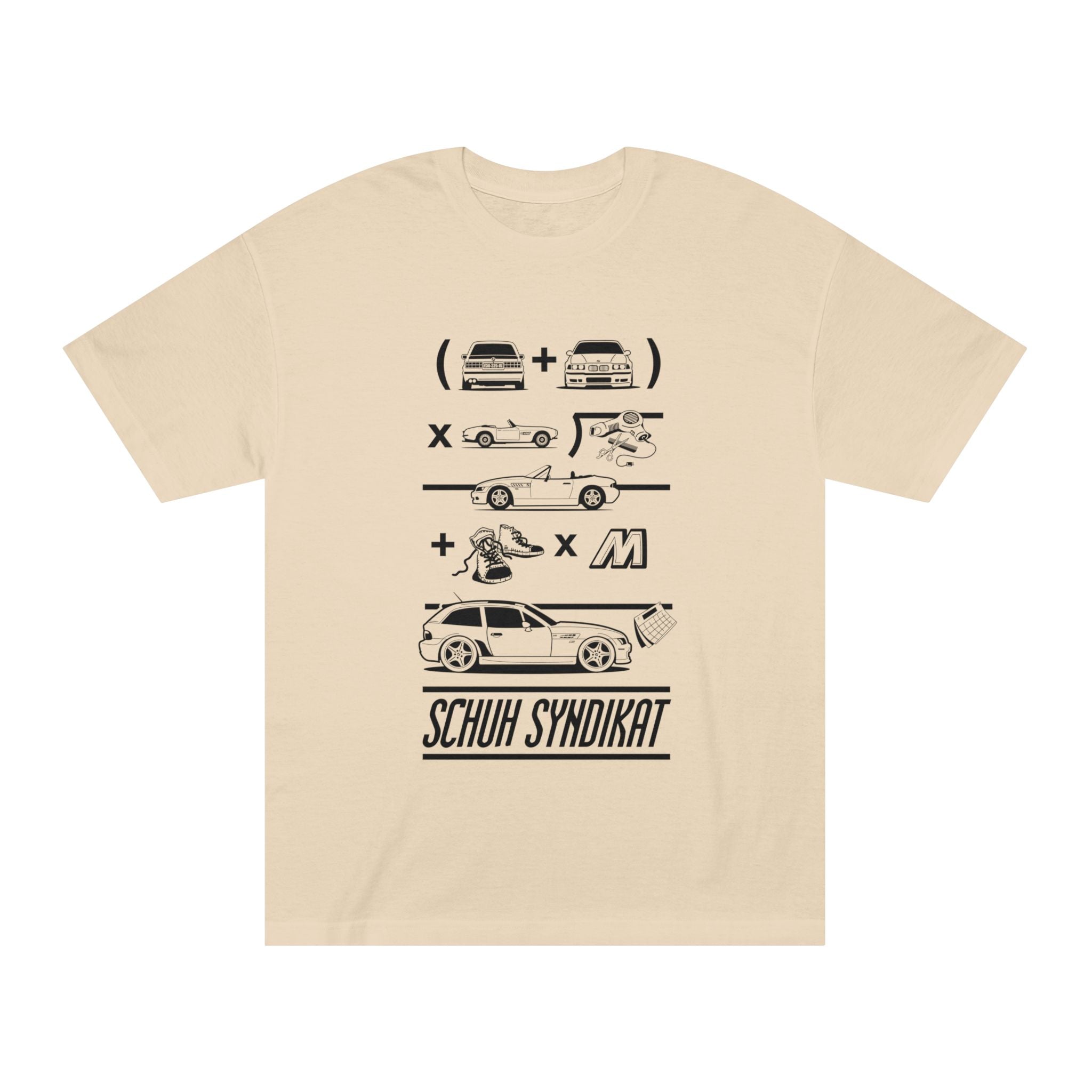 Schuh Syndikat, Clownshoe Math Tee - Unisex American Apparel Classic T-Shirt