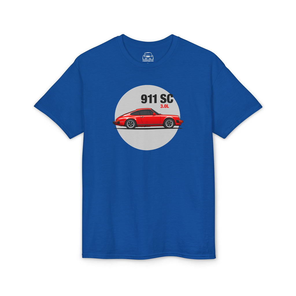 James' Red 911 T-Shirt — Gildan Brand, lightweight DryBlend T-Shirt