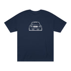 OMGBCKY White Coupe Silhouette Tee - Unisex American Apparel Classic T-Shirt