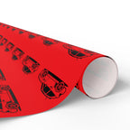 M Coupe Wrapping Paper | Red | Three Sizes | Glossy or Matte