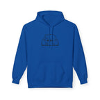 OMGBEKY Black Coupe Silhouette Hoodie - Unisex Gildan Classic Softstyle Fleece Drawstring Hoodie