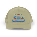 OMGBCKY Coupe Snapback Trucker Cap - Trucker Hat with Embroidered Car Design
