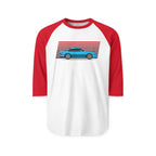 A Blue 911 - Baseball Raglan Shirt