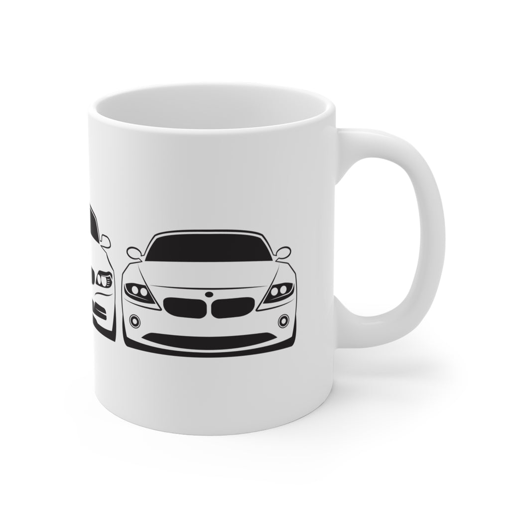 Roadsters 11oz Mug - Perfect Gift for Automotive Enthusiasts, Coffee Lover's Companion, Car-Themed Drinkware, Unique Birthday Present