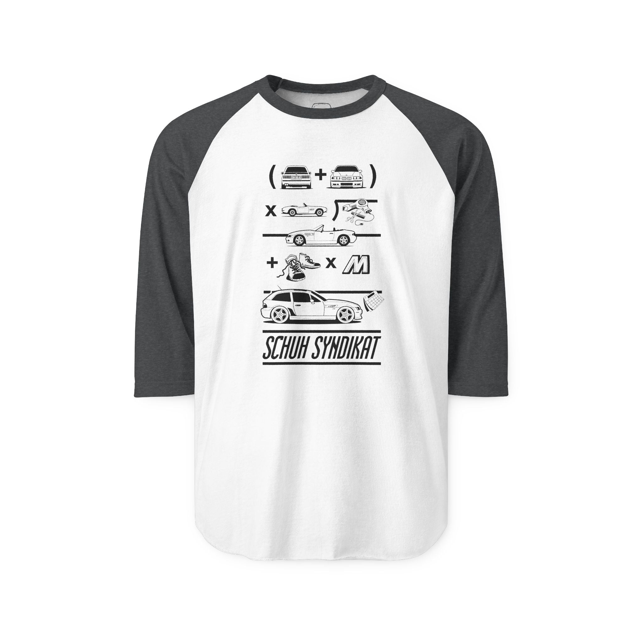 Schuh Syndikat - Clownshoe Math - Baseball Raglan Shirt
