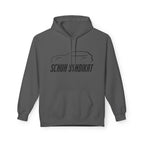 Schuh Syndikat Silhouette Hoodie - Unisex Gildan Classic Softstyle Fleece Drawstring Hoodie