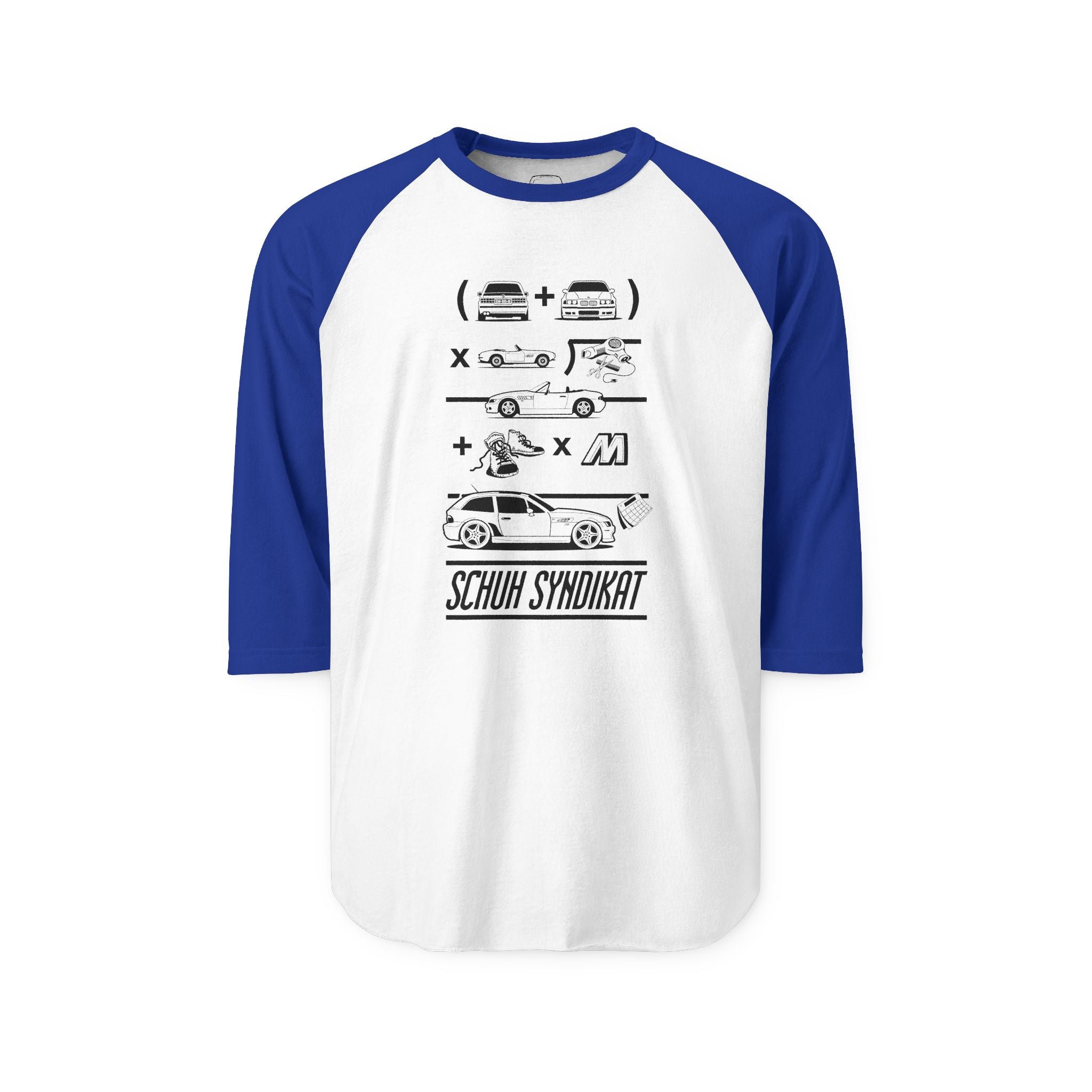 Schuh Syndikat - Clownshoe Math - Baseball Raglan Shirt