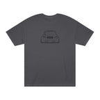 OMGBEKY Black Coupe Silhouette Tee - Unisex American Apparel Classic T-Shirt
