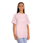 OMGBCKY White Coupe Silhouette Tee - Unisex American Apparel Classic T-Shirt