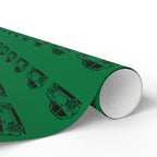 M Coupe Wrapping Paper | Green | Three Sizes | Glossy or Matte