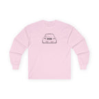 OMGBEKY Black Coupe Silhouette Long Sleeve Tee - Unisex Gildan Classic Ultra Cotton Long Sleeve T-Shirt