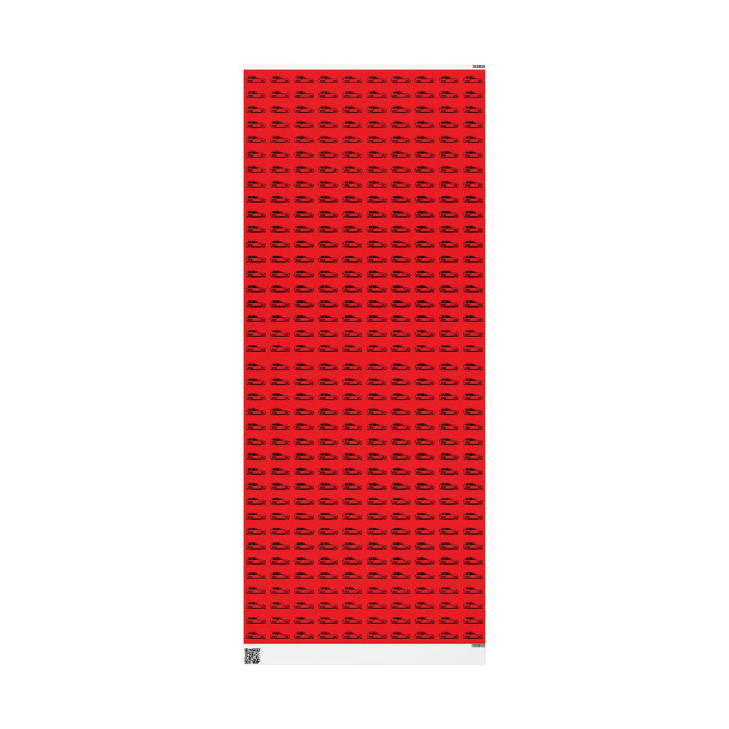 M Coupe Wrapping Paper | Red | Three Sizes | Glossy or Matte