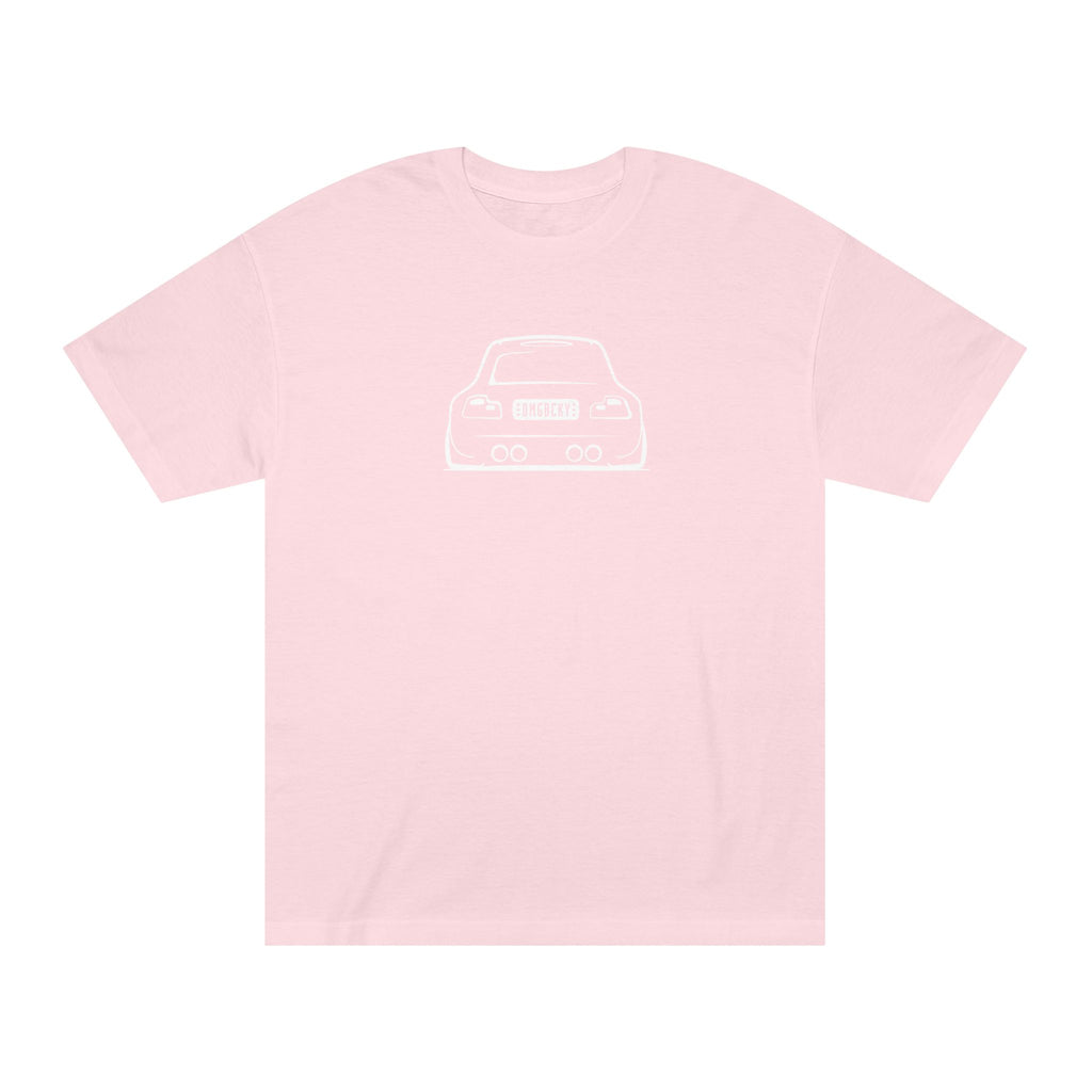 OMGBCKY White Coupe Silhouette Tee - Unisex American Apparel Classic T-Shirt