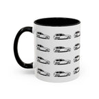 M Coupe Coffee Mug, Unique Gift for Friends, Custom Drinkware, Celebration Keepsake, Party Favor