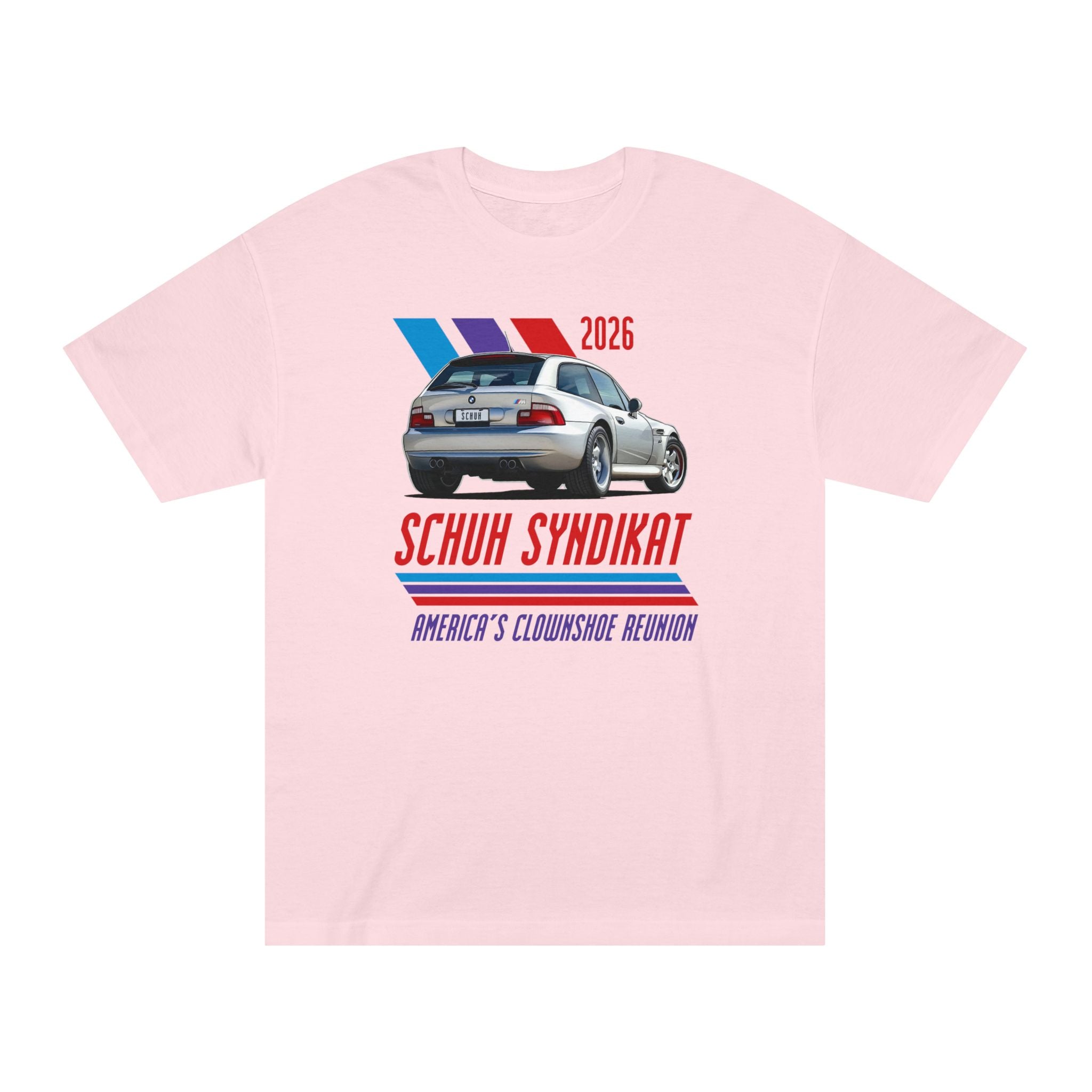 2026 Schuh Syndikat T-Shirt - Silver M Coupe - Unisex American Apparel Classic T-Shirt