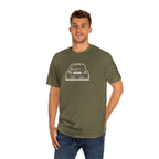 OMGBCKY White Coupe Silhouette Tee - Unisex American Apparel Classic T-Shirt