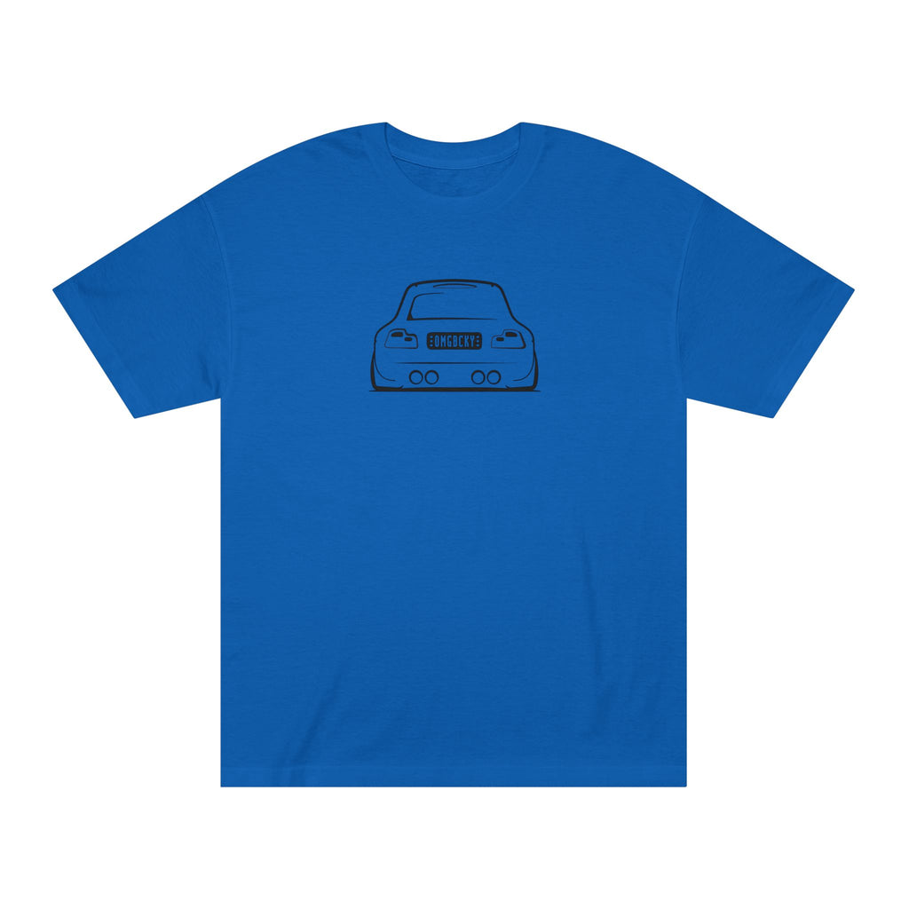 OMGBEKY Black Coupe Silhouette Tee - Unisex American Apparel Classic T-Shirt