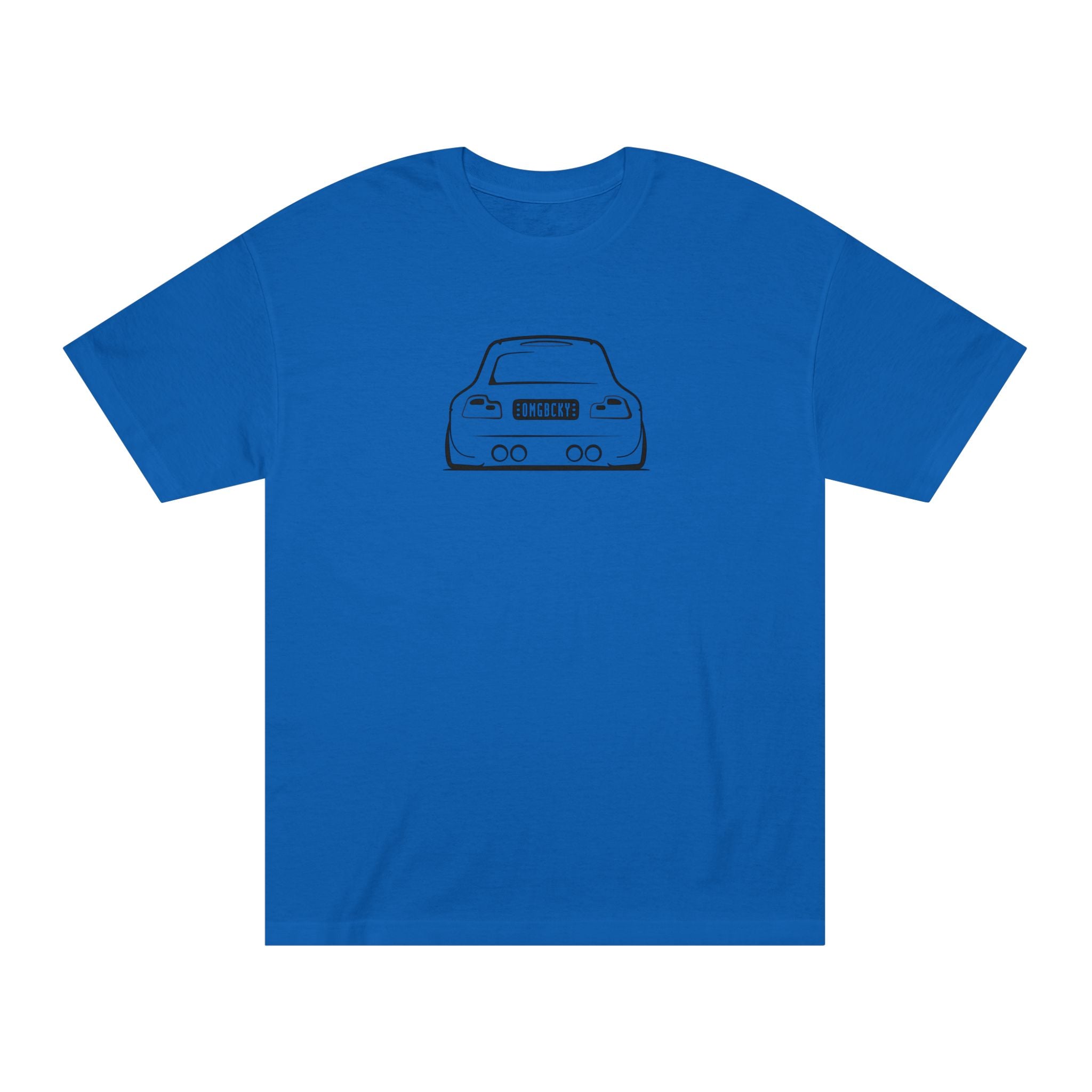 OMGBCKY Black Coupe Silhouette Tee - Unisex American Apparel Classic T-Shirt