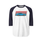 A Blue 911 - Baseball Raglan Shirt