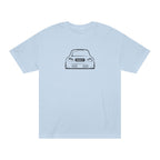 OMGBEKY Black Coupe Silhouette Tee - Unisex American Apparel Classic T-Shirt