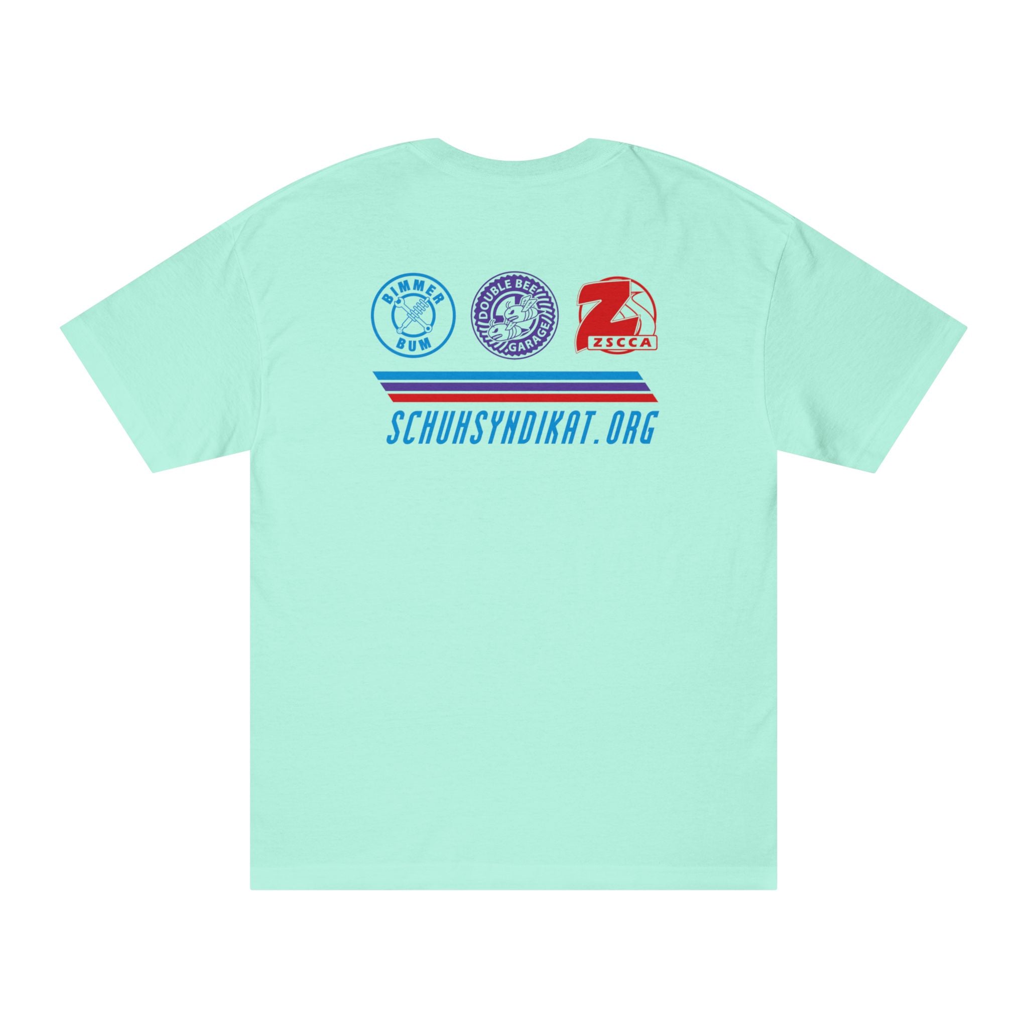 2026 Schuh Syndikat T-Shirt - Silver M Coupe - Unisex American Apparel Classic T-Shirt