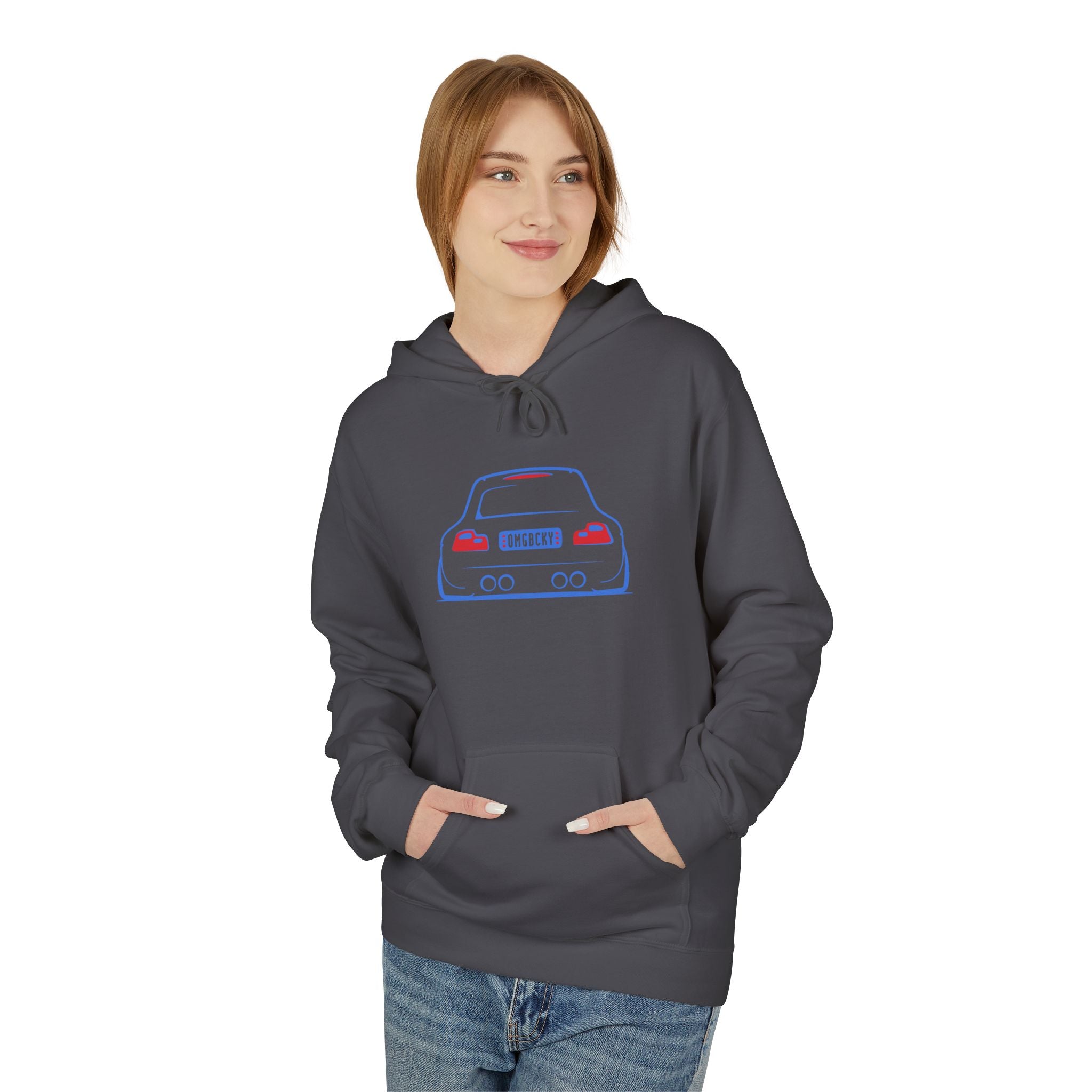 OMGBCKY Coupe Hoodie - Unisex Gildan Classic Softstyle Fleece Drawstring Hoodie