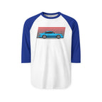 A Blue 911 - Baseball Raglan Shirt