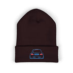 OMGBEKY Coupe Beanie - with Embroidered Car Design