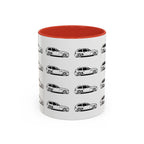 M Coupe Coffee Mug, Unique Gift for Friends, Custom Drinkware, Celebration Keepsake, Party Favor