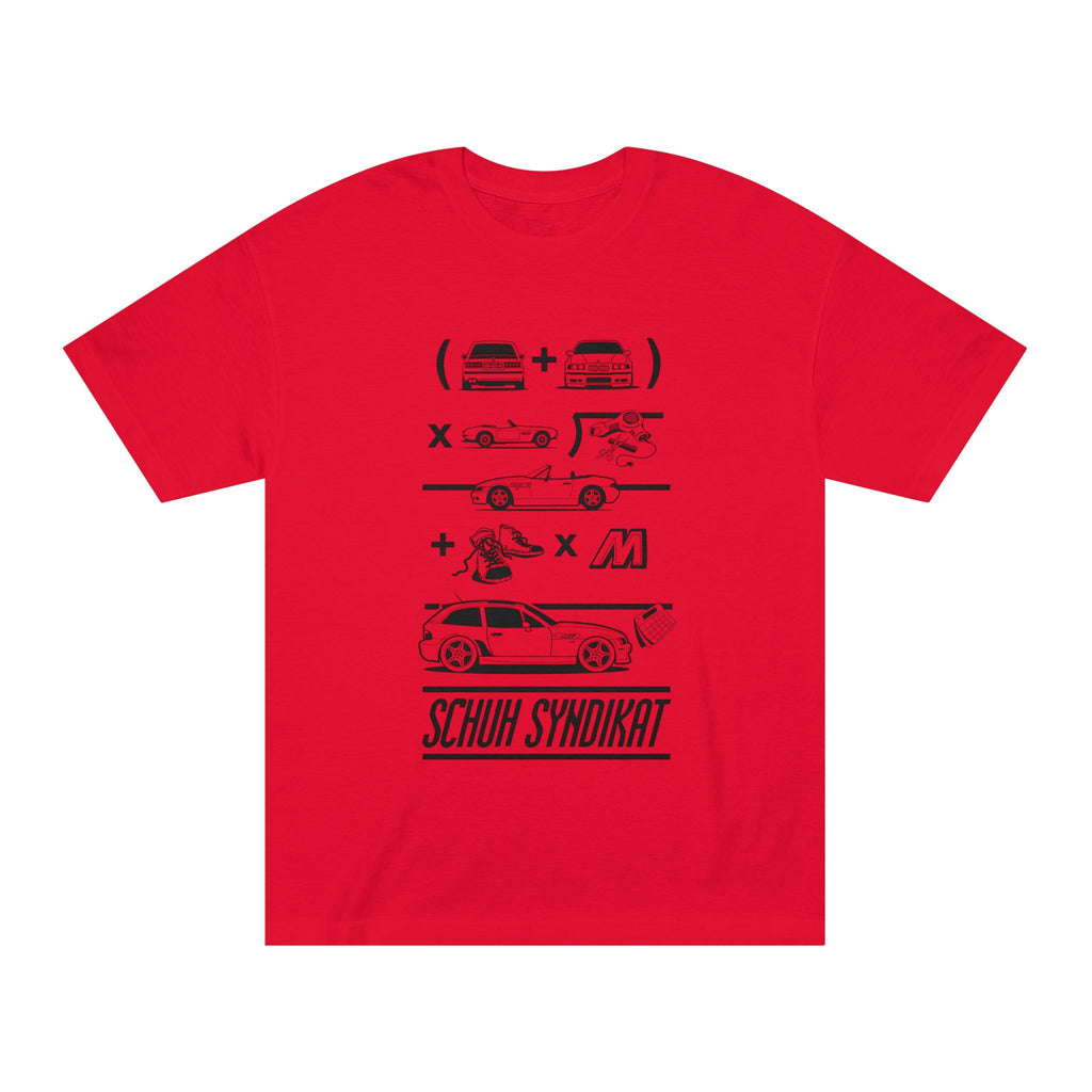 Schuh Syndikat, Clownshoe Math Tee - Unisex American Apparel Classic T-Shirt